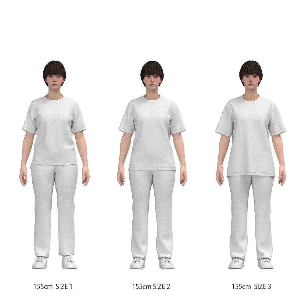 Coming soon【3Dボディスキャンオーダー商品】Flower Graphic T-shirt Charcoal - SITOM