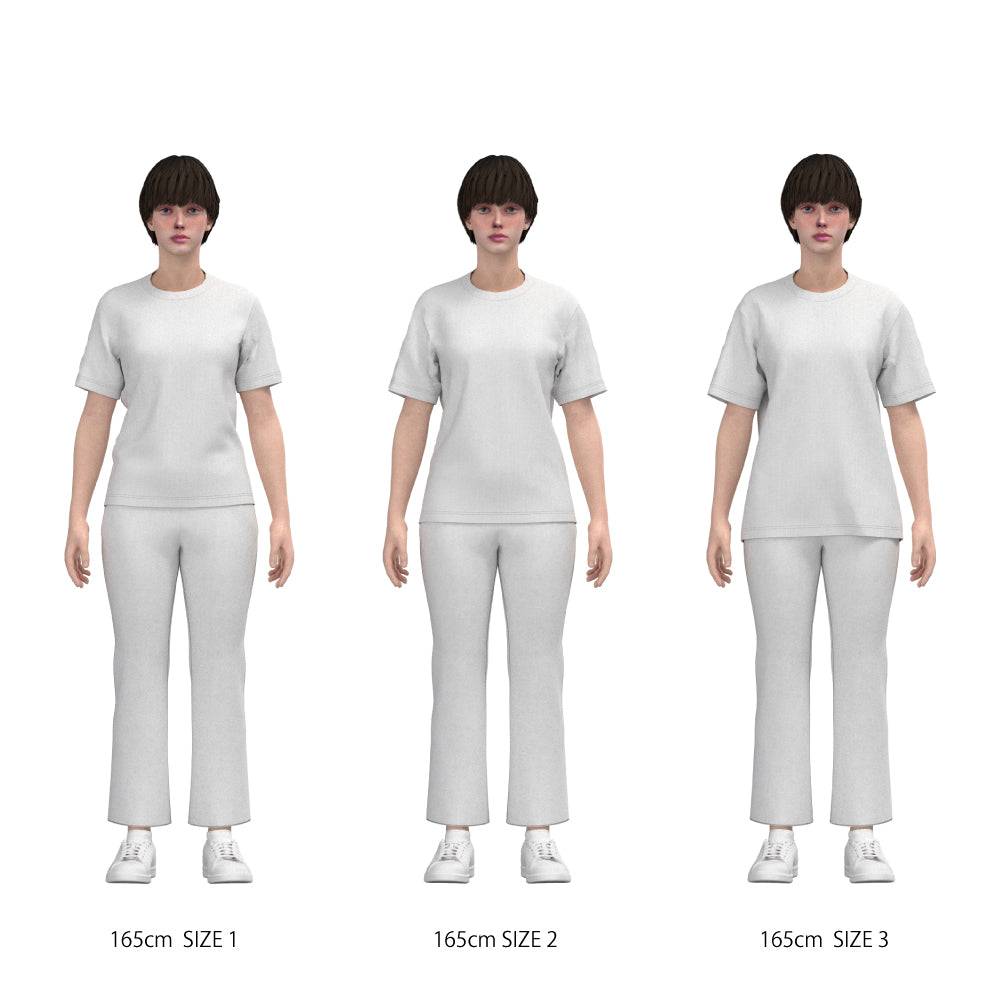 Coming soon【3Dボディスキャンオーダー商品】Flower Graphic T-shirt Charcoal - SITOM