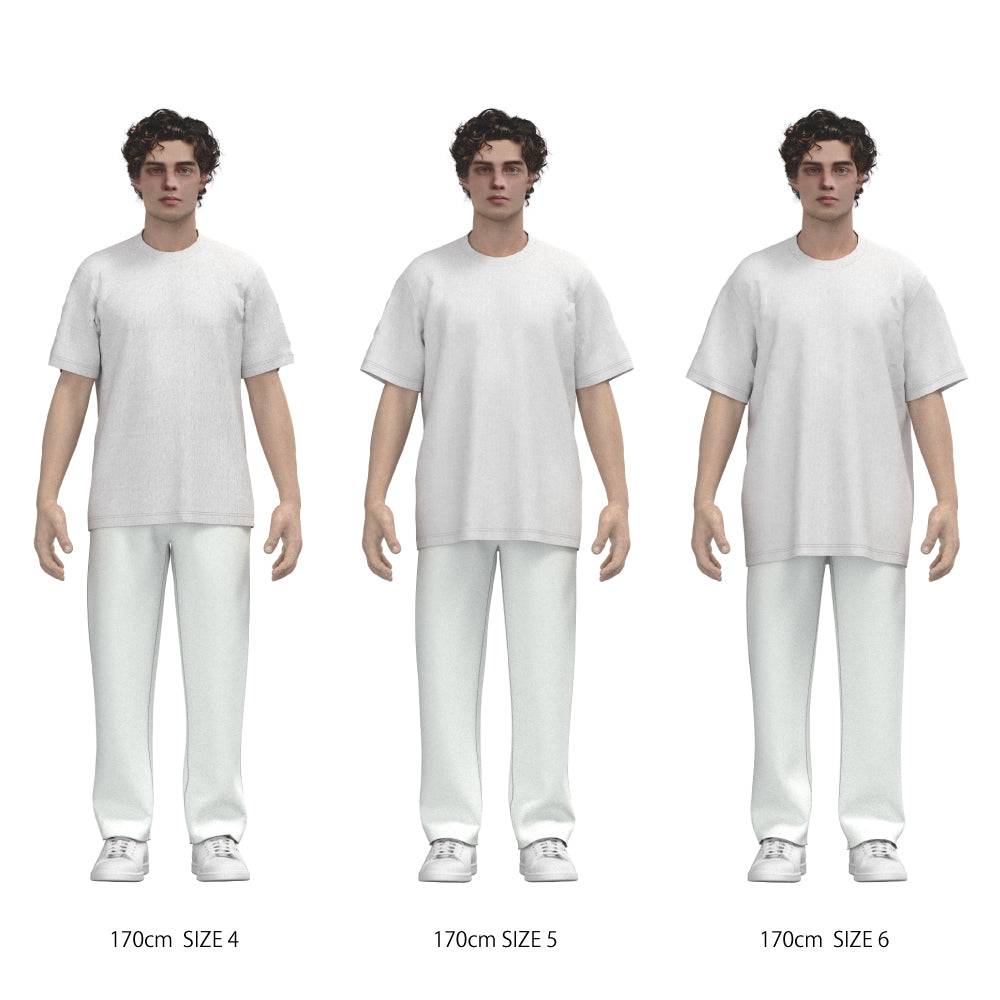 Coming soon【3Dボディスキャンオーダー商品】Flower Graphic T-shirt Charcoal - SITOM