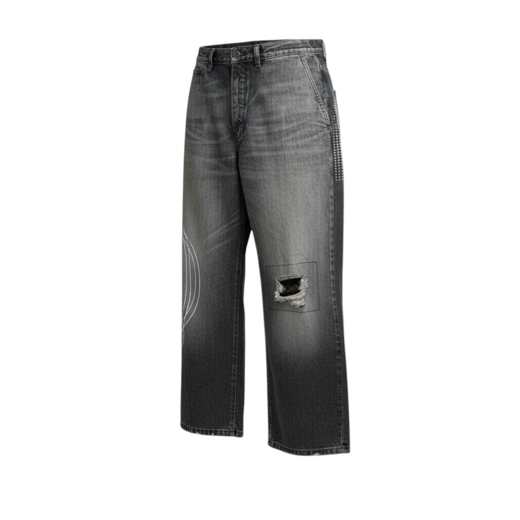 Denim Print Jeans sitom-official