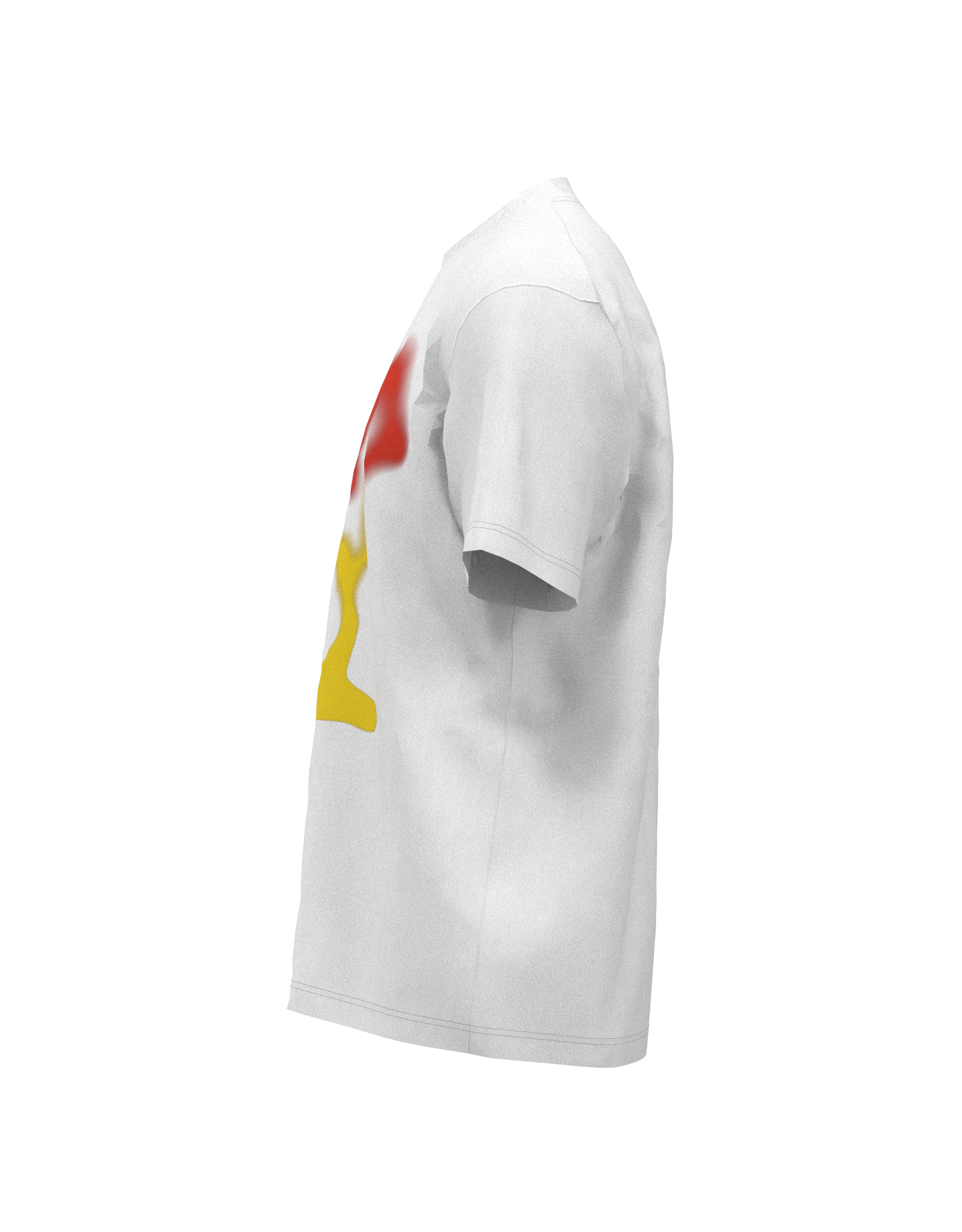 Coming soon【3Dボディスキャンオーダー商品】Flower Graphic T-shirt White - SITOM