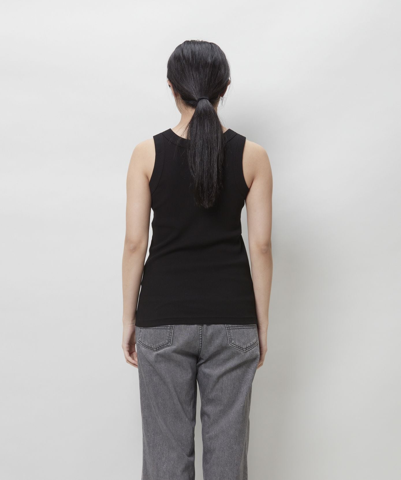 Regular sleeve rib tanktop - SITOM