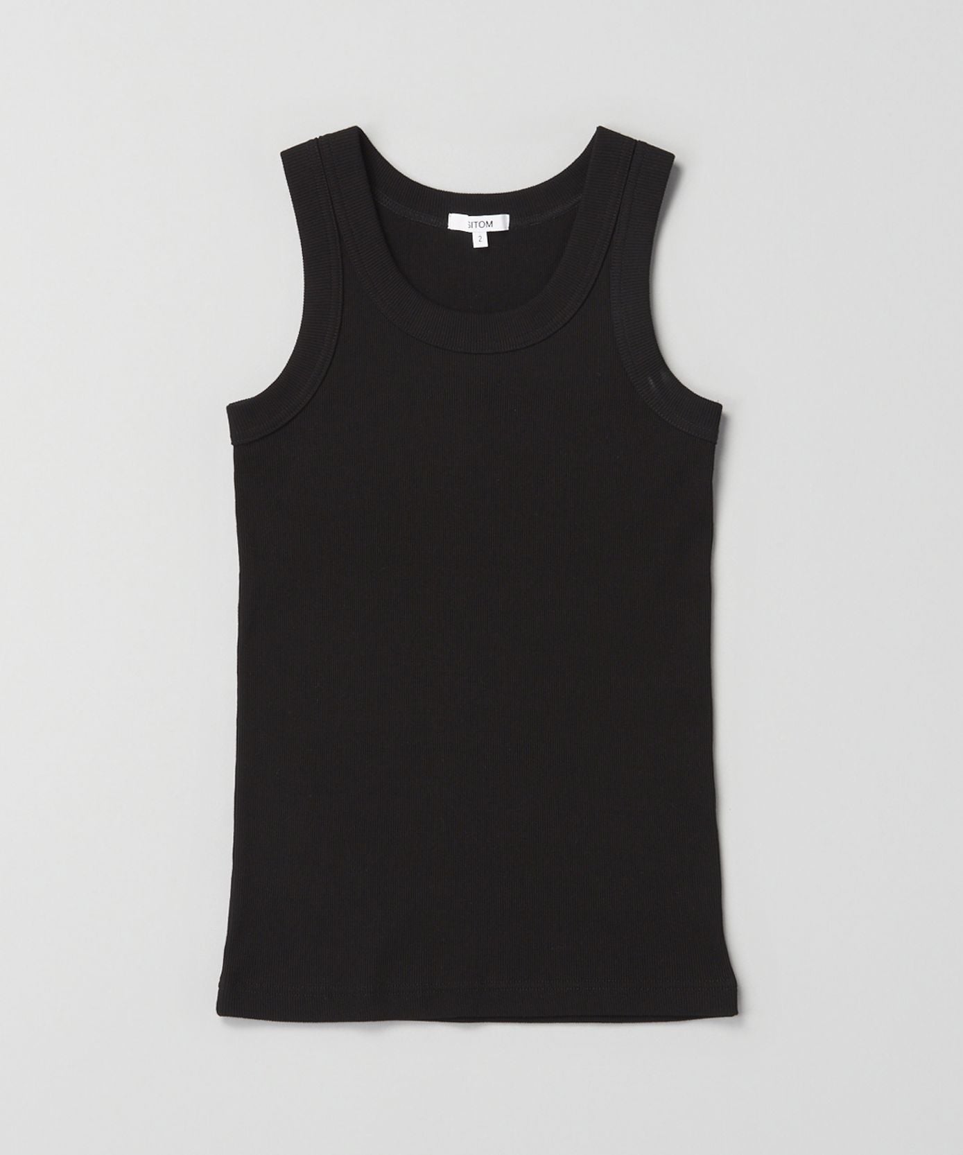 Regular sleeve rib tanktop - SITOM