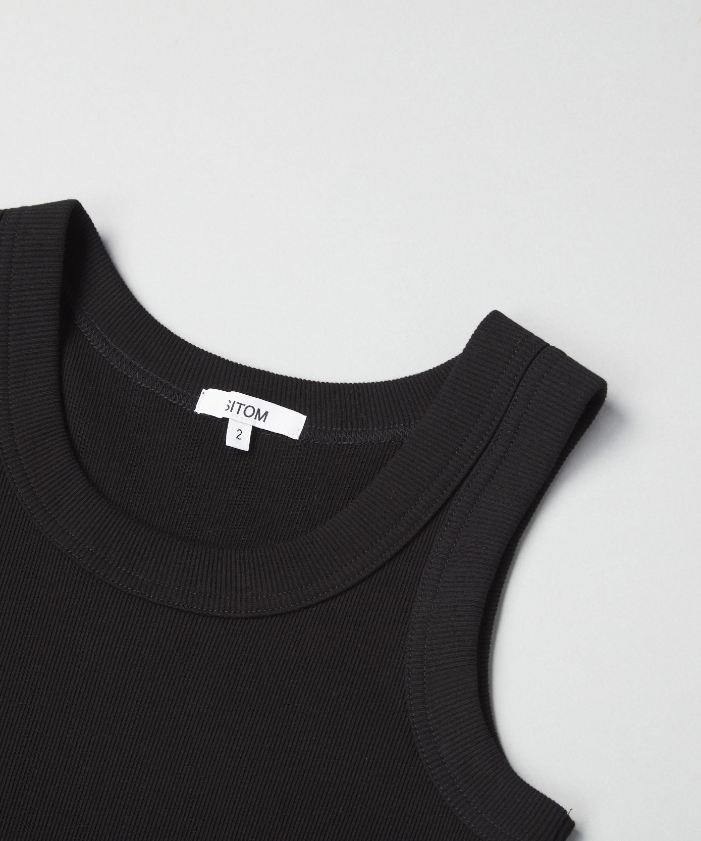 Regular sleeve rib tanktop - SITOM