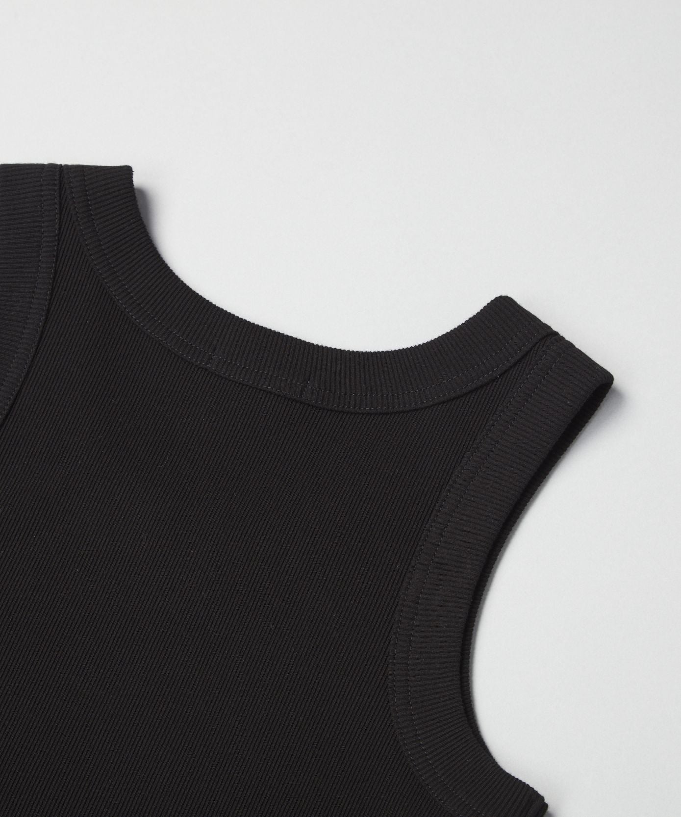 Regular sleeve rib tanktop - SITOM