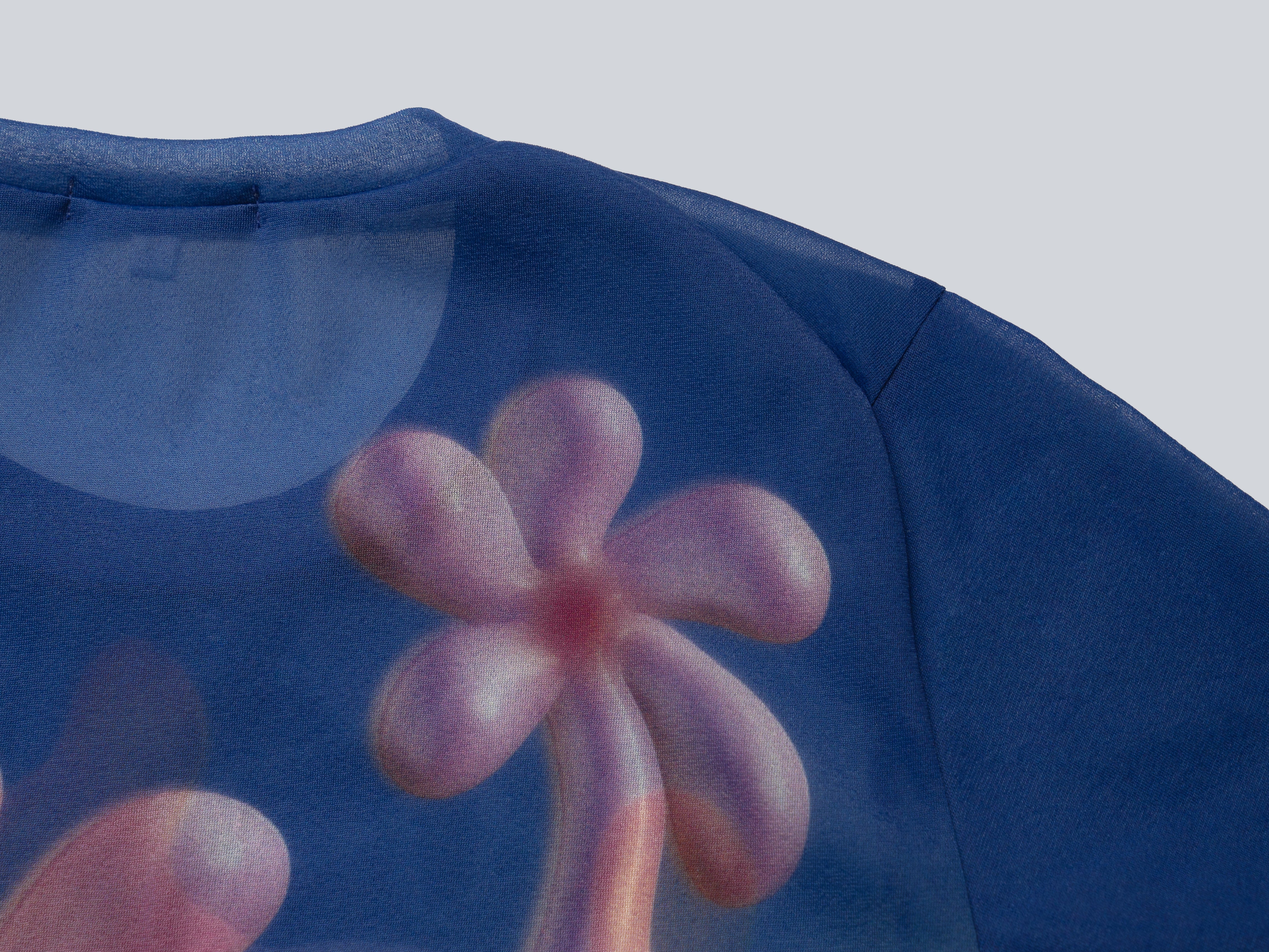 GRAPHIC SHEER LONGSLEEVE T-SHIRT<br>DESIGNED BY NICO ITO - SITOM