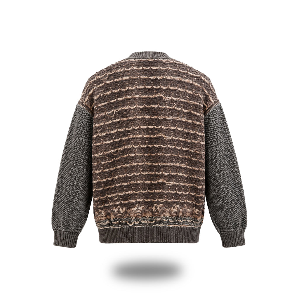 Printed Knit Sweatshirt sitom-official