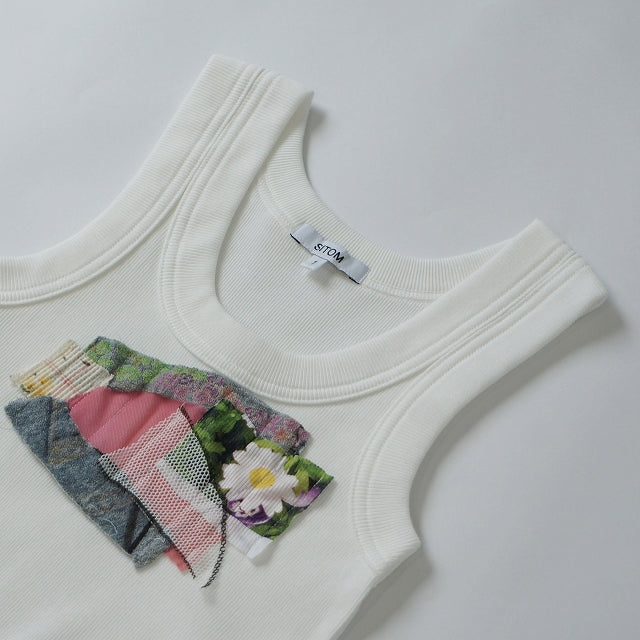 Remake Graphic Rib Tanktop