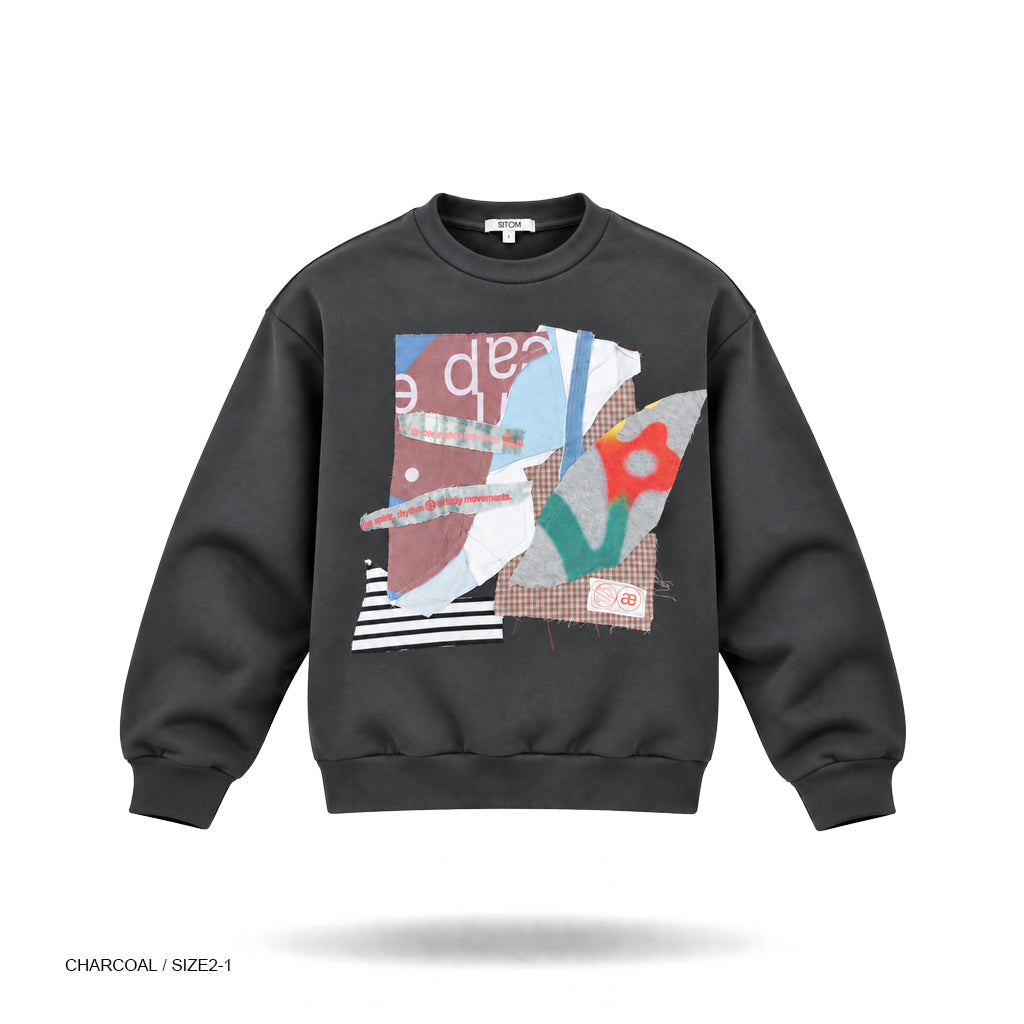 REMAKE DROP SHOULDER SWEATSHIRT
