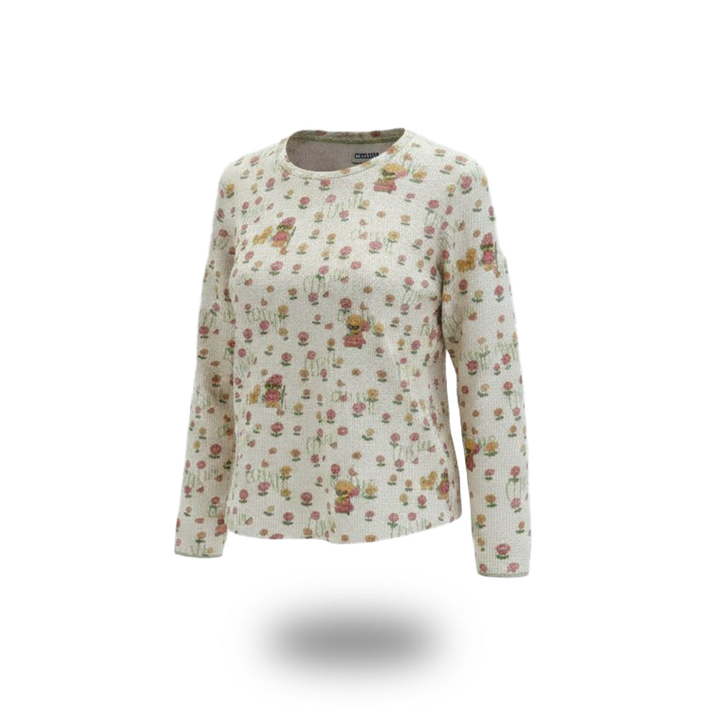 Cosmic Print Waffle Long Sleeve