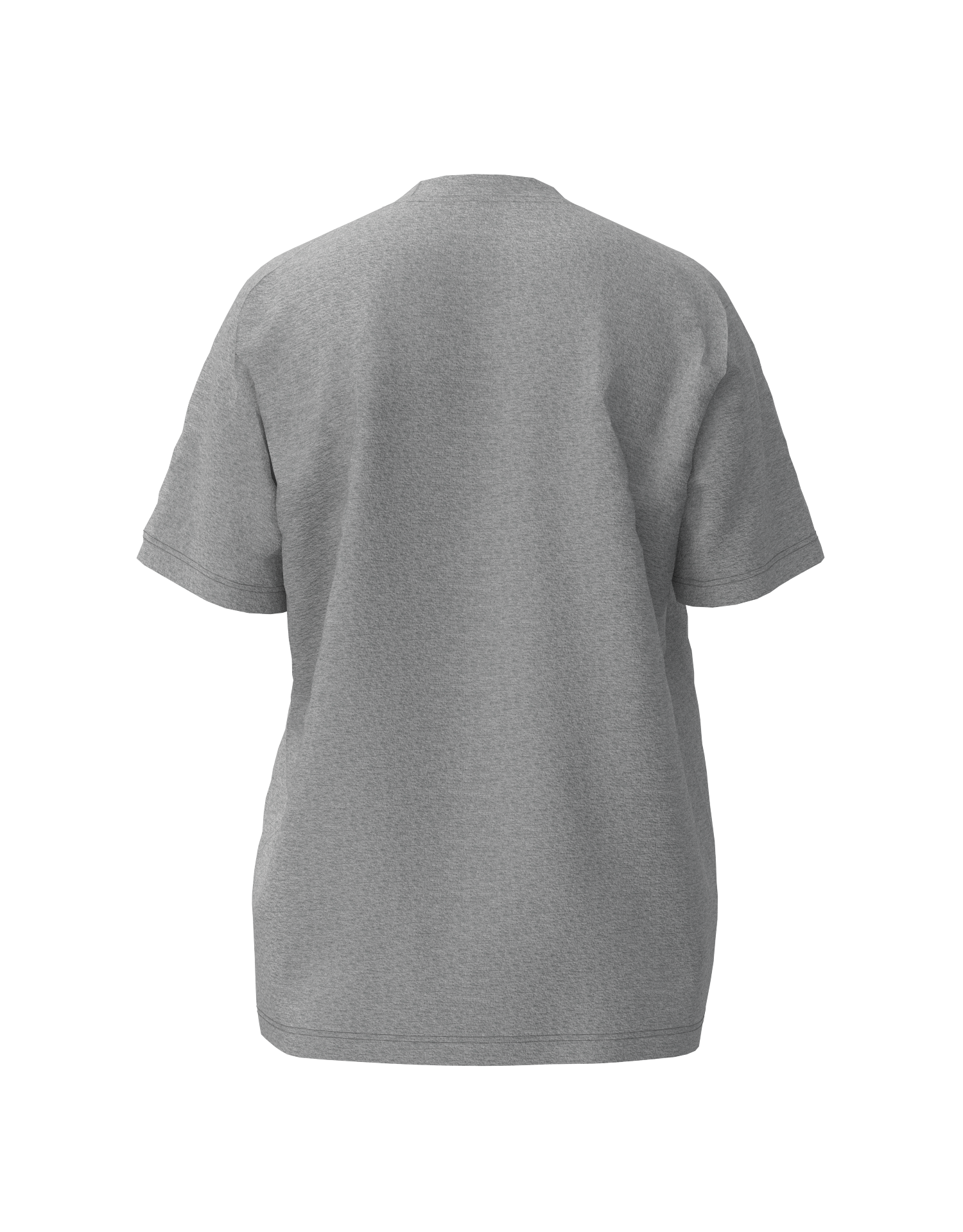 Flower Graphic T-shirt Gray