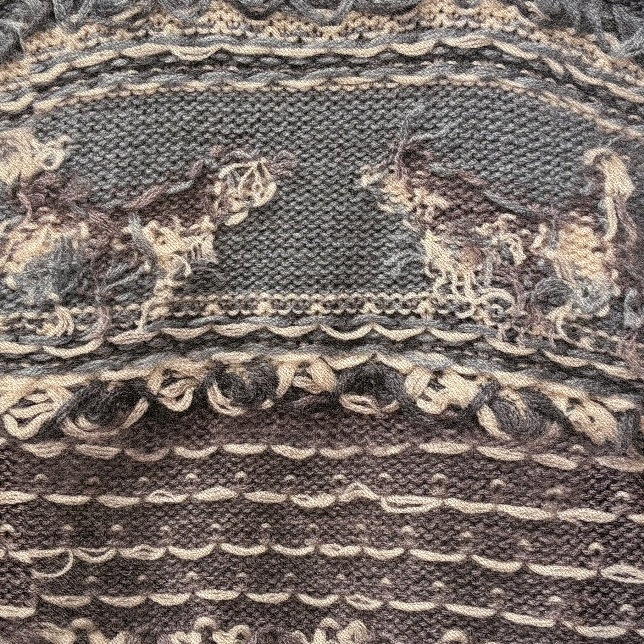 Printed Knit Sweatshirt
