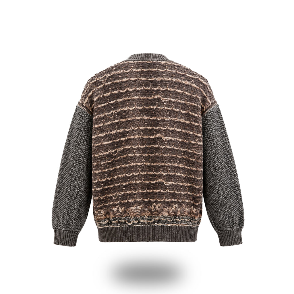 Printed Knit Sweatshirt sitom-official