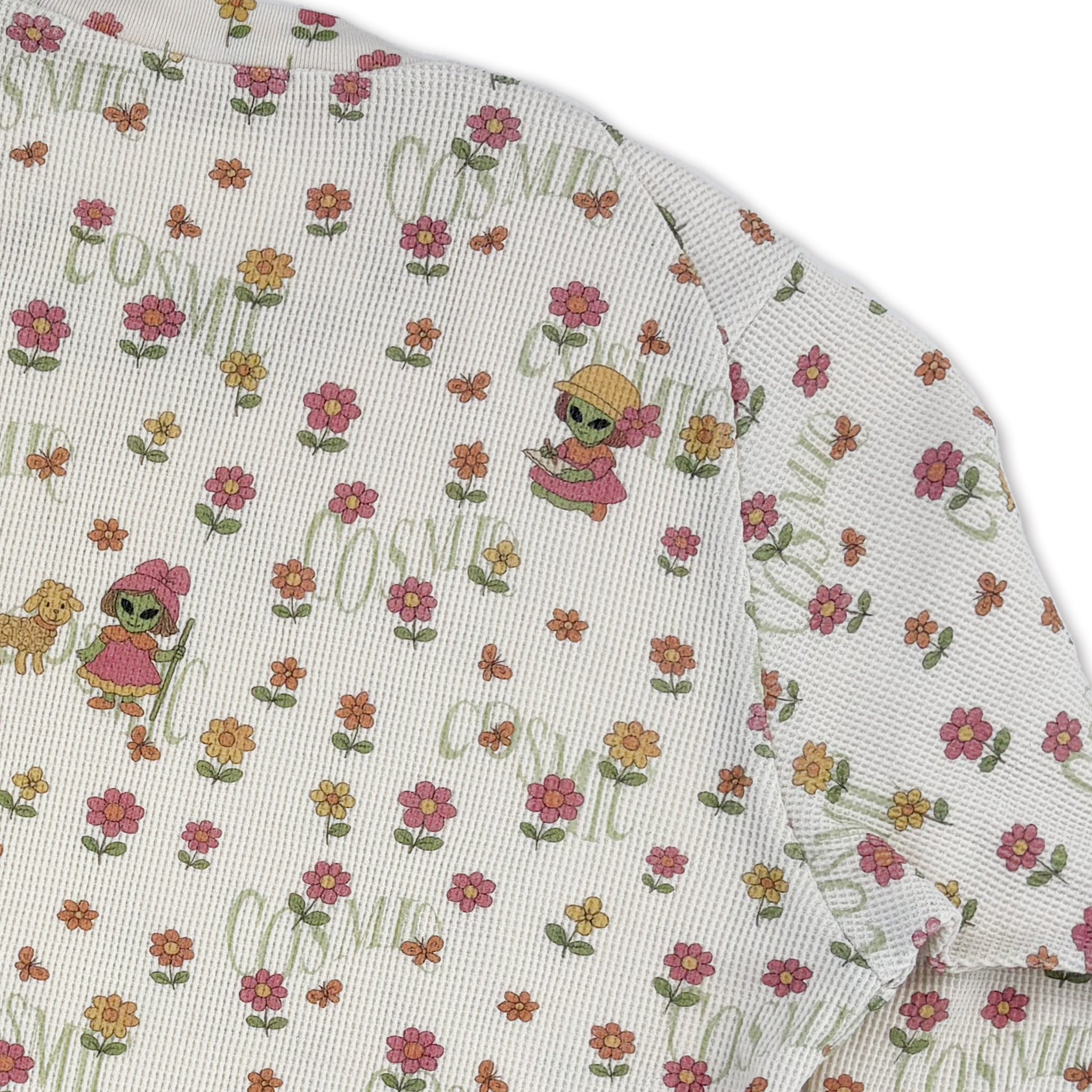 Cosmic Print Waffle Long Sleeve