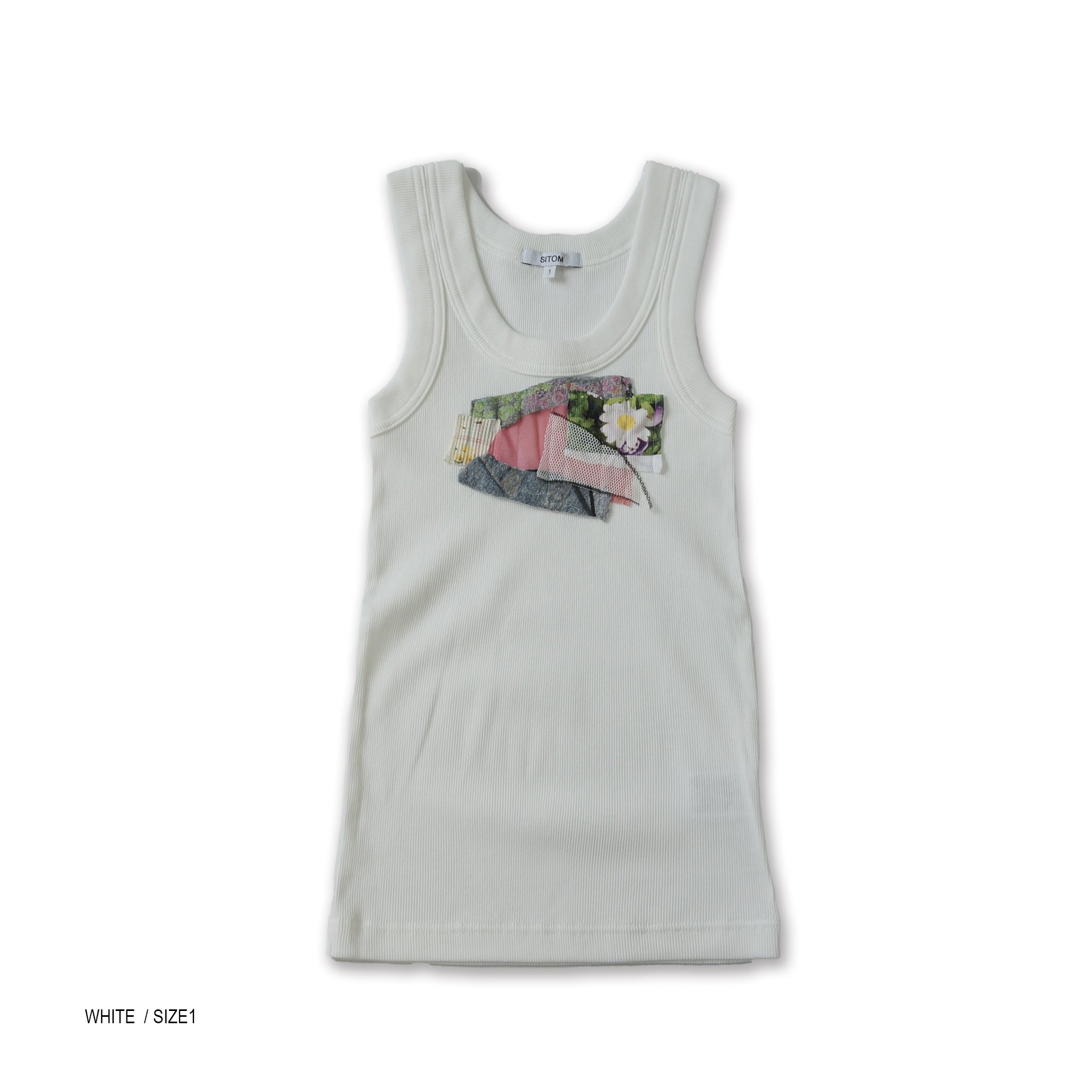 Remake Graphic Rib Tanktop sitom-official