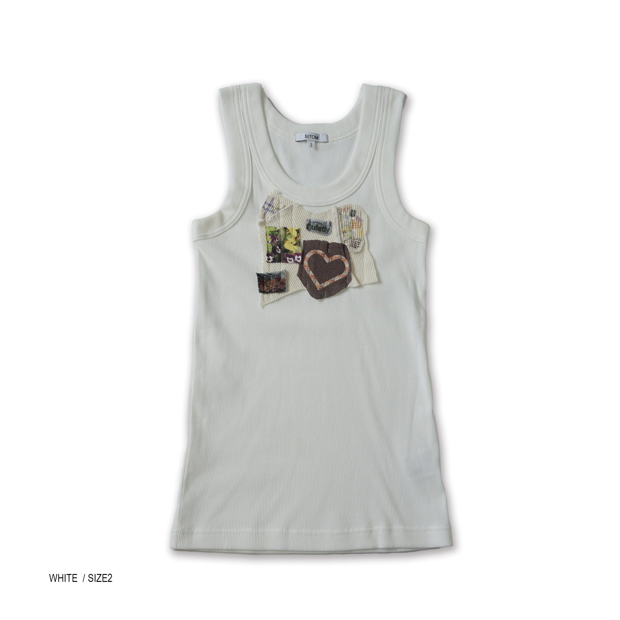 Remake Graphic Rib Tanktop sitom-official