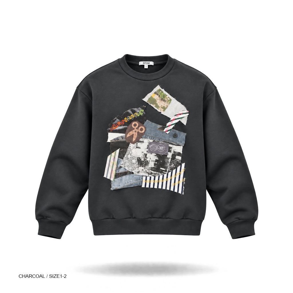 REMAKE DROP SHOULDER SWEATSHIRT