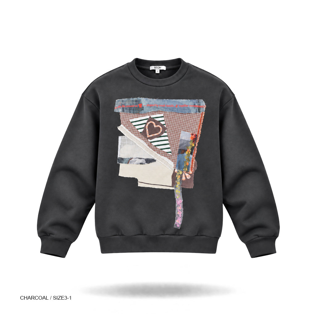 REMAKE DROP SHOULDER SWEATSHIRT