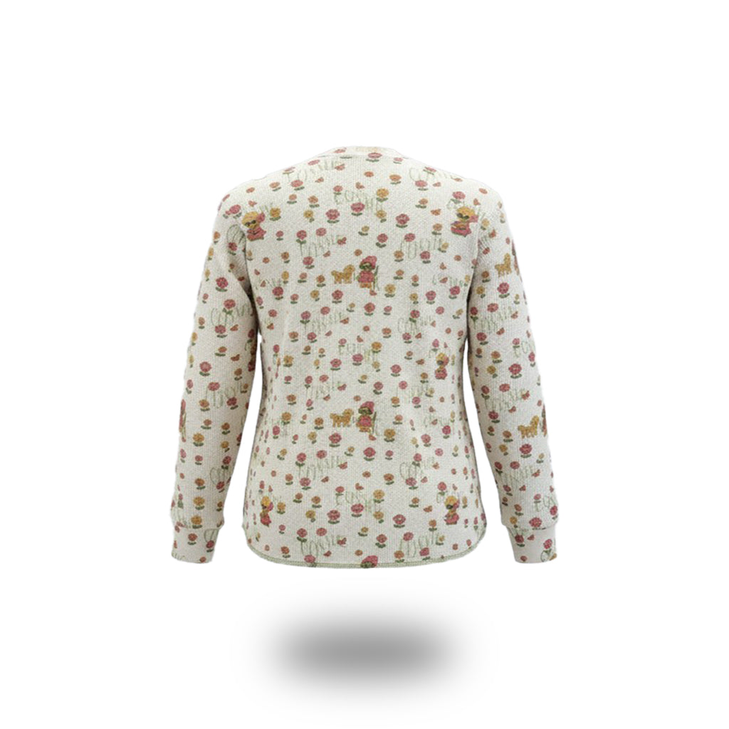 Cosmic Print Waffle Long Sleeve