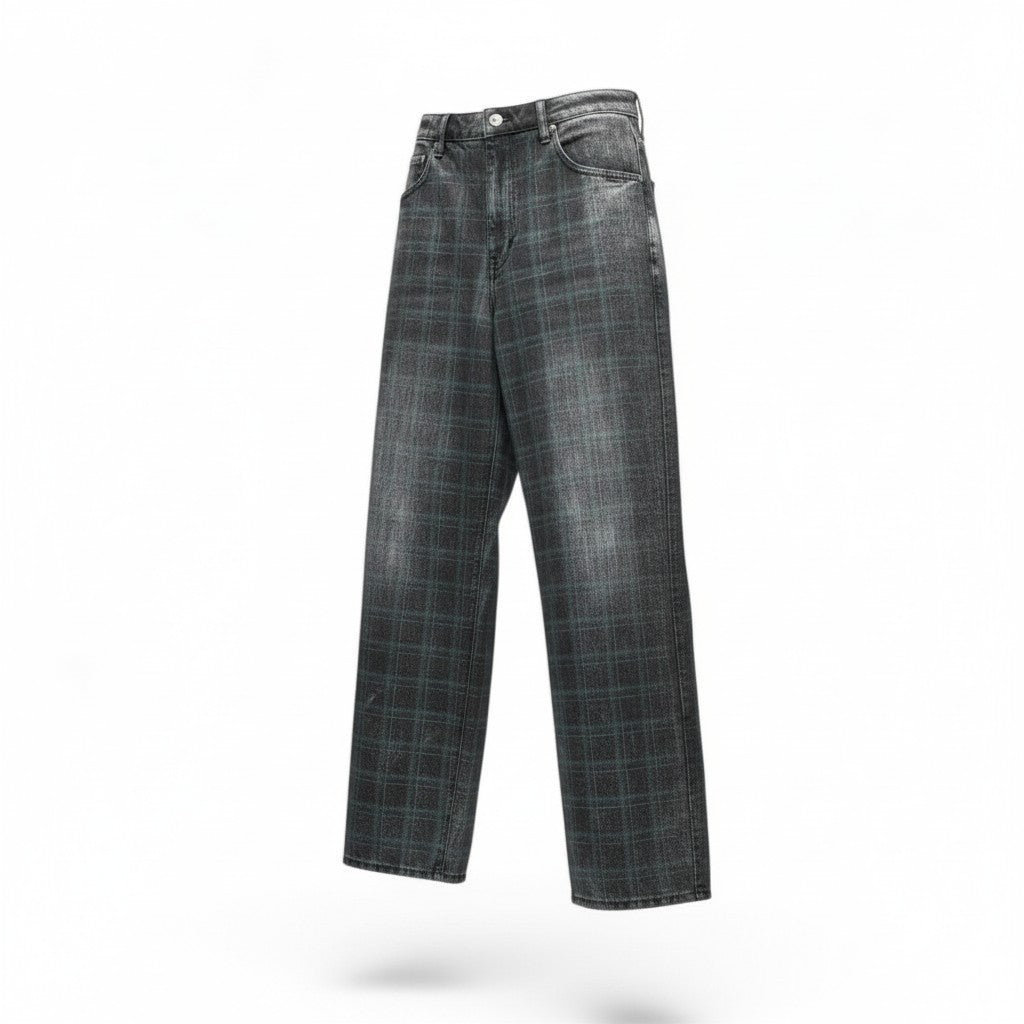 Check Print Jeans sitom-official